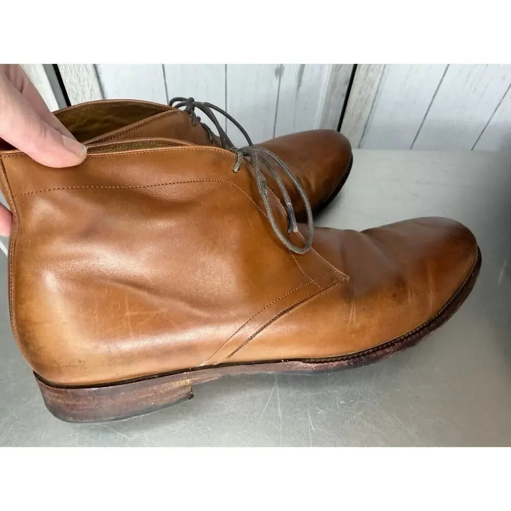 COLE HAAN GRAMERCY CHUKKA BOOT TAN Leather Size 10
